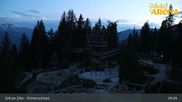 Archived webcam image showing Spruce Tree Castle Rosenalm on 9 May 2026 at 05:12