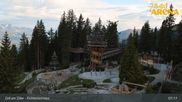 Archived webcam image showing Spruce Tree Castle Rosenalm on 9 May 2026 at 07:12
