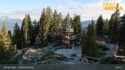 Archived webcam image showing Spruce Tree Castle Rosenalm on 9 May 2026 at 08:12