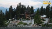 Archived webcam image showing Spruce Tree Castle Rosenalm on 24 Jun 2026 at 05:34