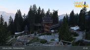 Archived webcam image showing Spruce Tree Castle Rosenalm on 29 Jul 2026 at 07:18