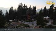 Archived webcam image showing Spruce Tree Castle Rosenalm on 29 Jul 2026 at 19:18