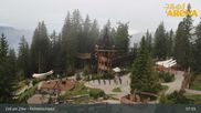 Archived webcam image showing Spruce Tree Castle Rosenalm on 17 Sep 2026 at 08:33