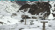 Archiviertes Webcam Bild: Stilfserjoch: Blick auf die Passhöhe am 12.04.2026 um 10:55 Uhr
