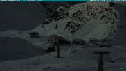 Archived webcam image showing Stilfserjoch Base Station on 26 Feb 2026 at 18:54