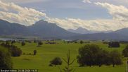 Archiviertes Webcam Bild: Forggensee - Berghof Kinker am 26.08.2026 um 14:07 Uhr