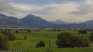 Archiviertes Webcam Bild: Forggensee - Berghof Kinker am 26.08.2026 um 18:07 Uhr