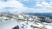 Archived webcam image showing Tauplitz: Top Station Chair Lift Lawinenstein on 18 May 2026 at 12:57