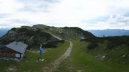Archived webcam image showing Tauplitz: Top Station Chair Lift Lawinenstein on 4 Jul 2026 at 18:06