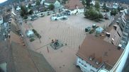 Archived webcam image showing Market place in Freudenstadt on 3 Aug 2026 at 07:55