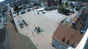 Archived webcam image showing Market place in Freudenstadt on 3 Aug 2026 at 12:55