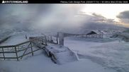 Archived webcam image showing Glencoe Mountain Ski Resort - Plateau Cafe on 25 Mar 2026 at 06:45