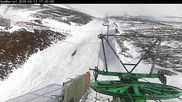 Archived webcam image showing Cairngorm Mountain Ski Resort - Gunbarrel Slope on 12 Apr 2026 at 18:39