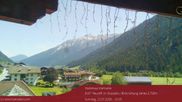 Archiviertes Webcam Bild: Blick auf Neustift und Serles im Stubaital am 12.07.2026 um 12:28 Uhr