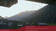 Archived webcam image showing View towards Neustift and Serles / Stubai on 5 Aug 2026 at 06:42