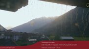 Archived webcam image showing View towards Neustift and Serles / Stubai on 5 Aug 2026 at 07:42