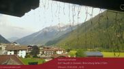 Archived webcam image showing View towards Neustift and Serles / Stubai on 5 Aug 2026 at 16:42