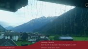 Archiviertes Webcam Bild: Blick auf Neustift und Serles im Stubaital am 26.08.2026 um 06:24 Uhr