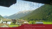 Archiviertes Webcam Bild: Blick auf Neustift und Serles im Stubaital am 26.08.2026 um 14:24 Uhr