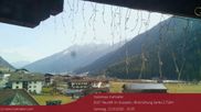 Archived webcam image showing View towards Neustift and Serles / Stubai on 21 Mar 2026 at 10:03