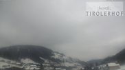 Archived webcam image showing View at the Schießhüttlift in Oberau, Tyrol on 2 Apr 2026 at 10:51