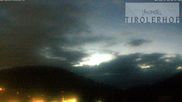 Archived webcam image showing View at the Schießhüttlift in Oberau, Tyrol on 11 May 2026 at 04:04