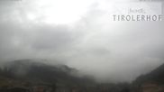 Archived webcam image showing View at the Schießhüttlift in Oberau, Tyrol on 11 May 2026 at 18:04