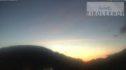 Archived webcam image showing View at the Schießhüttlift in Oberau, Tyrol on 24 May 2026 at 04:16