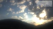 Archived webcam image showing View at the Schießhüttlift in Oberau, Tyrol on 24 May 2026 at 06:16