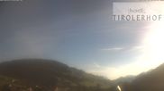 Archived webcam image showing View at the Schießhüttlift in Oberau, Tyrol on 20 Sep 2026 at 08:33