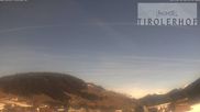 Archived webcam image showing View at the Schießhüttlift in Oberau, Tyrol on 26 Feb 2026 at 10:54