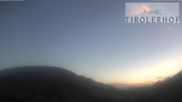 Archived webcam image showing View at the Schießhüttlift in Oberau, Tyrol on 29 Oct 2026 at 07:00