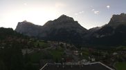 Archiviertes Webcam Bild: Grindelwald: Panoramablick vom Hotel Belvedere am 30.08.2026 um 08:55 Uhr