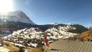 Archiviertes Webcam Bild: Grindelwald: Panoramablick vom Hotel Belvedere am 26 Feb 2026 um 12:21 Uhr