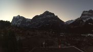 Archiviertes Webcam Bild: Grindelwald: Panoramablick vom Hotel Belvedere am 05.03.2026 um 07:36 Uhr