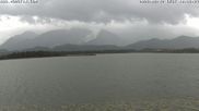 Archived webcam image showing Webcam at Hopfen am See: Restaurant Fischerhütte on 12 Jun 2026 at 10:46