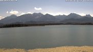 Archived webcam image showing Webcam at Hopfen am See: Restaurant Fischerhütte on 12 Jul 2026 at 14:42