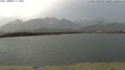 Archived webcam image showing Webcam at Hopfen am See: Restaurant Fischerhütte on 28 Aug 2026 at 08:26