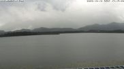 Archived webcam image showing Webcam at Hopfen am See: Restaurant Fischerhütte on 10 Oct 2026 at 18:45