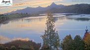 Archiviertes Webcam Bild: Weißensee bei Füssen am 26.10.2026 um 07:42 Uhr