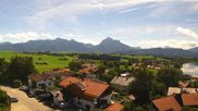 Archiviertes Webcam Bild: Hopfensee - Blick Richtung Skigebiet Reutte-Hahnenkamm am 26.08.2026 um 12:07 Uhr
