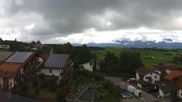 Archived webcam image showing Hopfensee - View to Reutte-Hahnenkamm ski resort on 14 Sep 2026 at 10:20
