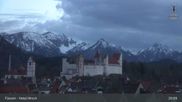 Archiviertes Webcam Bild: Hohes Schloss in Füssen am 12.04.2026 um 01:57 Uhr