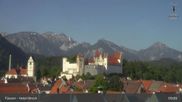 Archiviertes Webcam Bild: Hohes Schloss in Füssen am 28.05.2026 um 09:42 Uhr