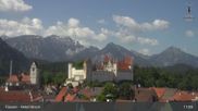 Archiviertes Webcam Bild: Hohes Schloss in Füssen am 28.05.2026 um 11:32 Uhr
