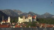 Archived webcam image showing Füssen: High Palace on 12 Jul 2026 at 07:56