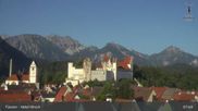 Archived webcam image showing Füssen: High Palace on 12 Jul 2026 at 08:56