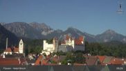 Archived webcam image showing Füssen: High Palace on 12 Jul 2026 at 09:56