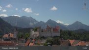 Archived webcam image showing Füssen: High Palace on 12 Jul 2026 at 13:56
