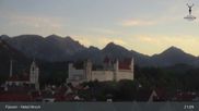 Archived webcam image showing Füssen: High Palace on 13 Jul 2026 at 01:51